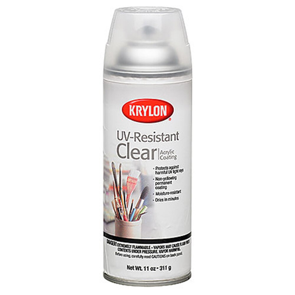 Fixatives/Topcoats, Art & School, Krylon, UV Resist Clear Spray, 11 ounce, 3100